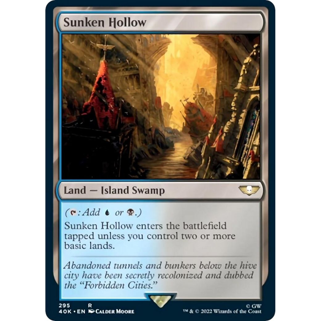 Image for Sunken Hollow (295) (40K) - Magic: The Gathering