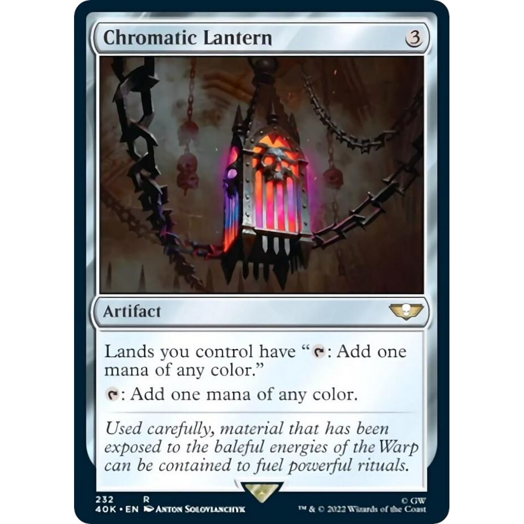 Image for Chromatic Lantern (232) (40K) - Magic: The Gathering