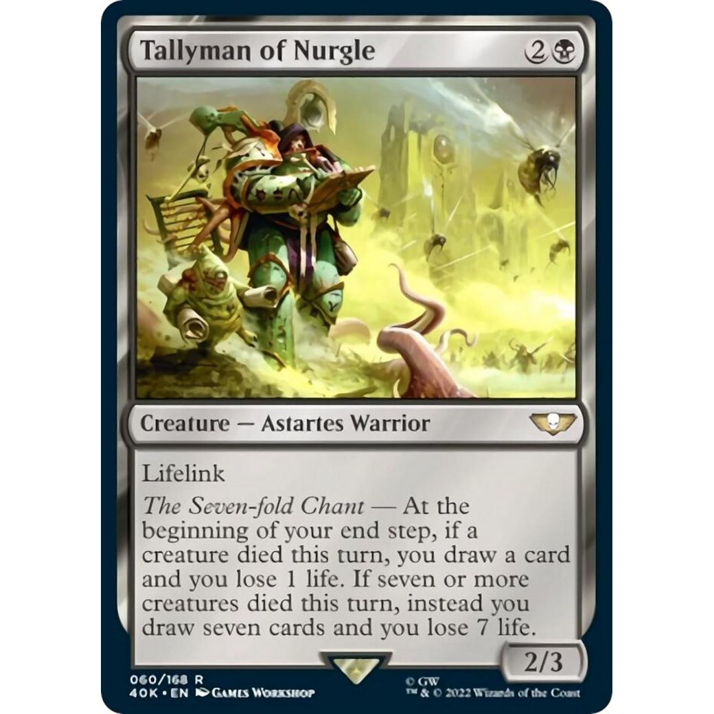 Image for Tallyman of Nurgle (60) (40K) - Magic: The Gathering