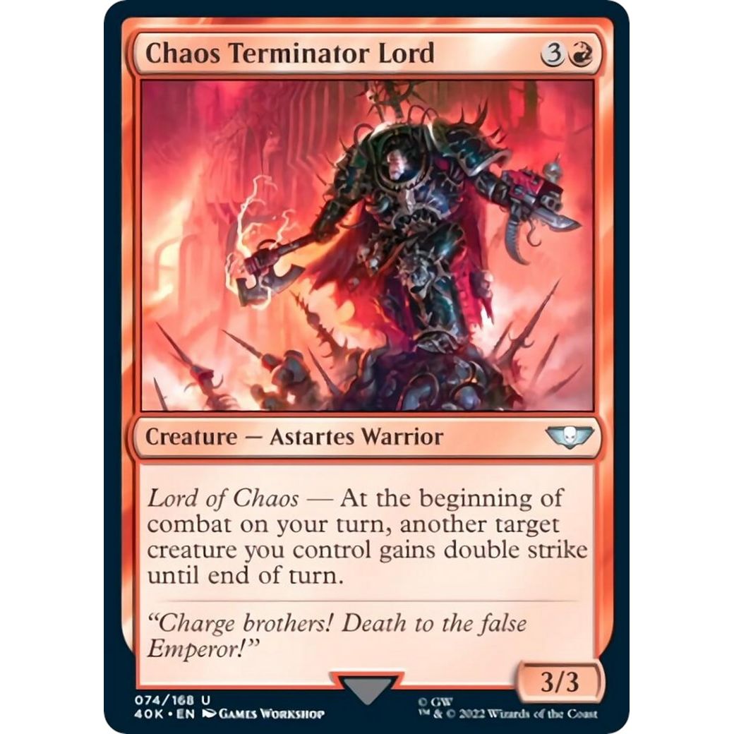 Image for Chaos Terminator Lord (74) (40K) - Magic: The Gathering