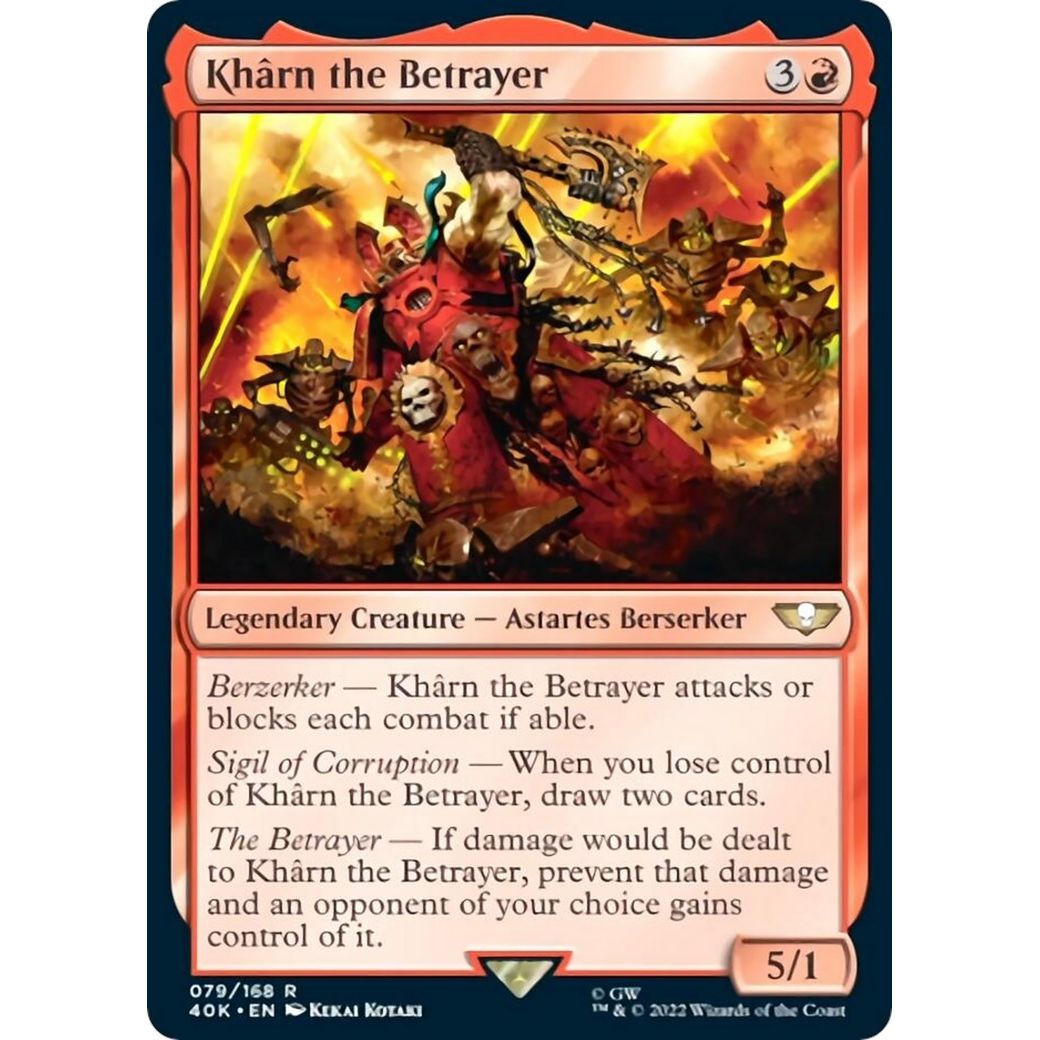 Image for Kharn the Betrayer (79) (40K) - Magic: The Gathering