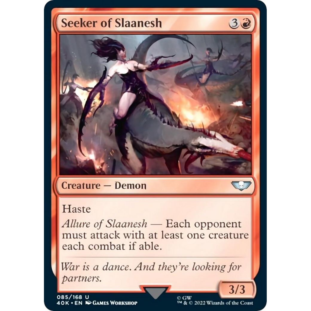 Image for Seeker of Slaanesh (85) (40K) - Magic: The Gathering