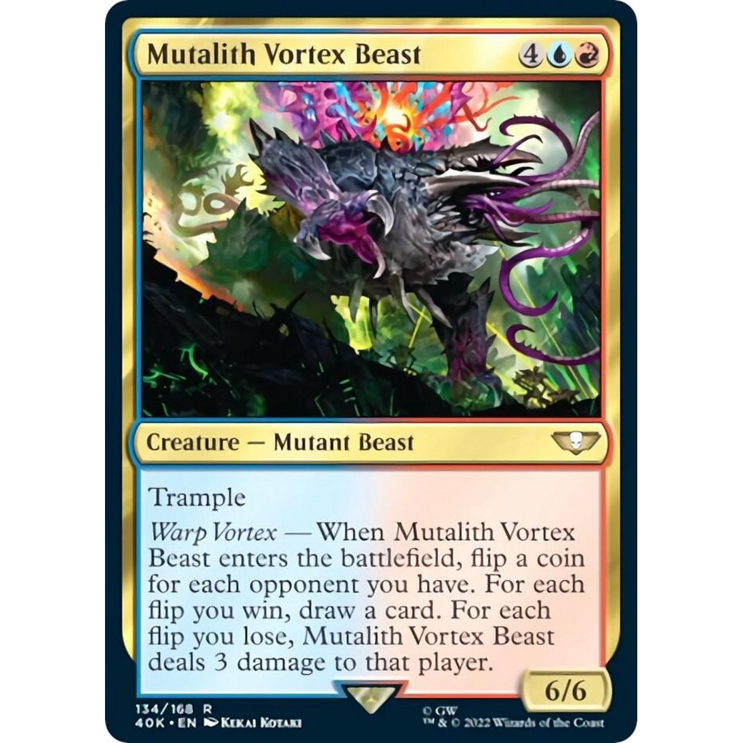 Image for Mutalith Vortex Beast (Surge Foil) (134) (40K) - Magic: The Gathering