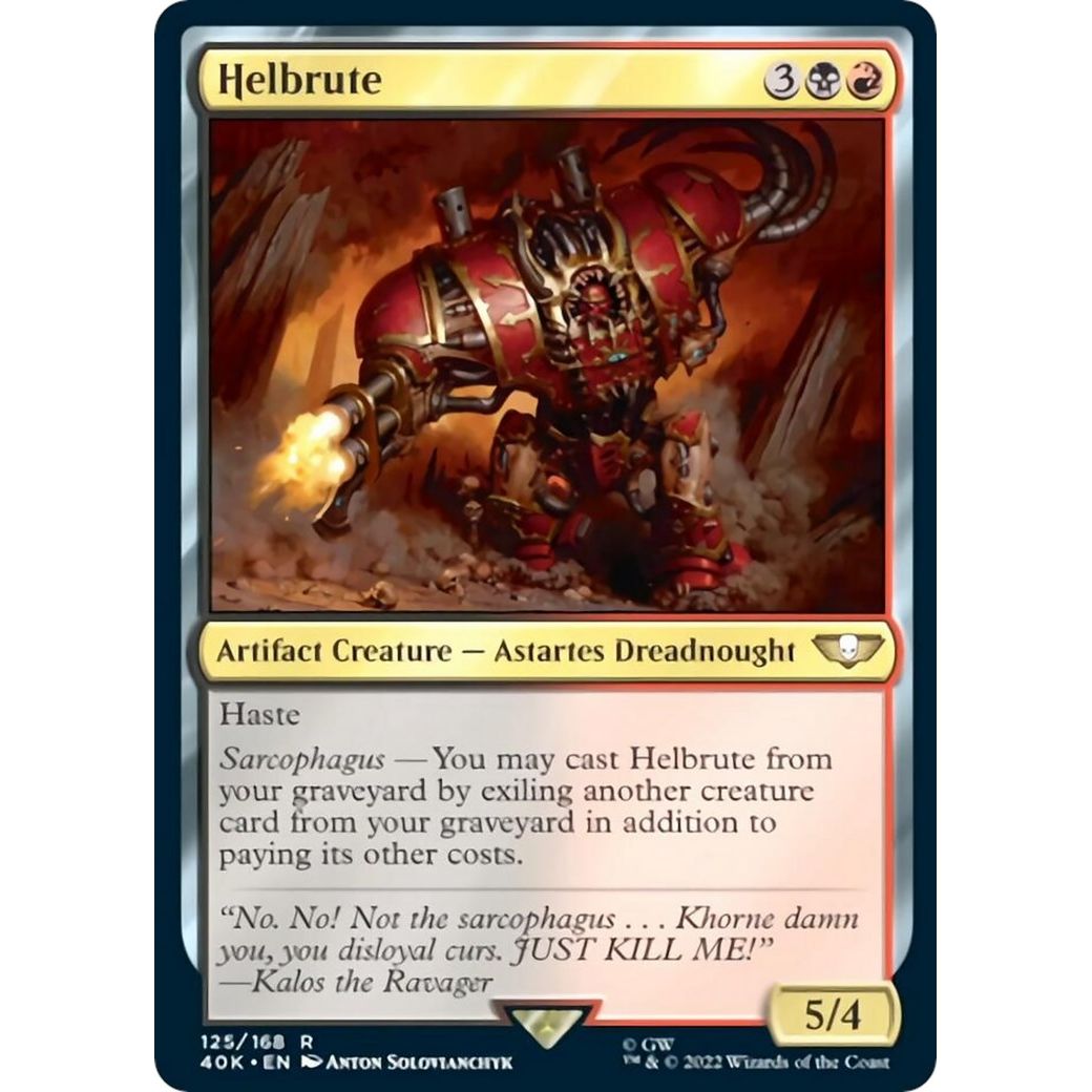 Image for Helbrute (Surge Foil) (125) (40K) - Magic: The Gathering