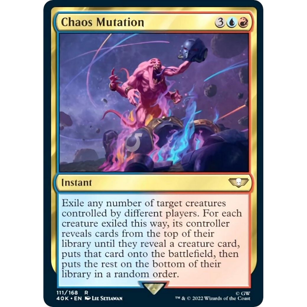 Image for Chaos Mutation (Surge Foil) (111) (40K) - Magic: The Gathering