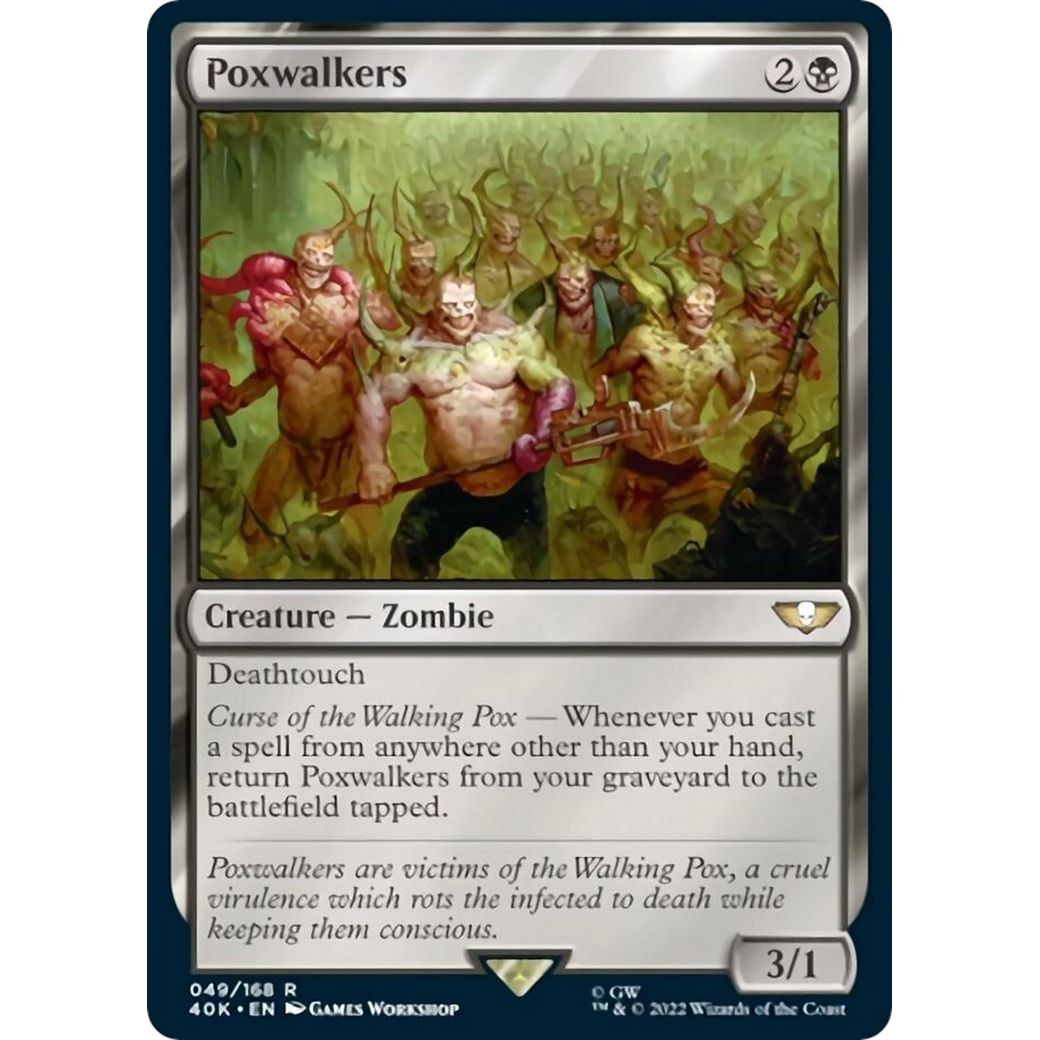 Image for Poxwalkers (Surge Foil) (49) (40K) - Magic: The Gathering