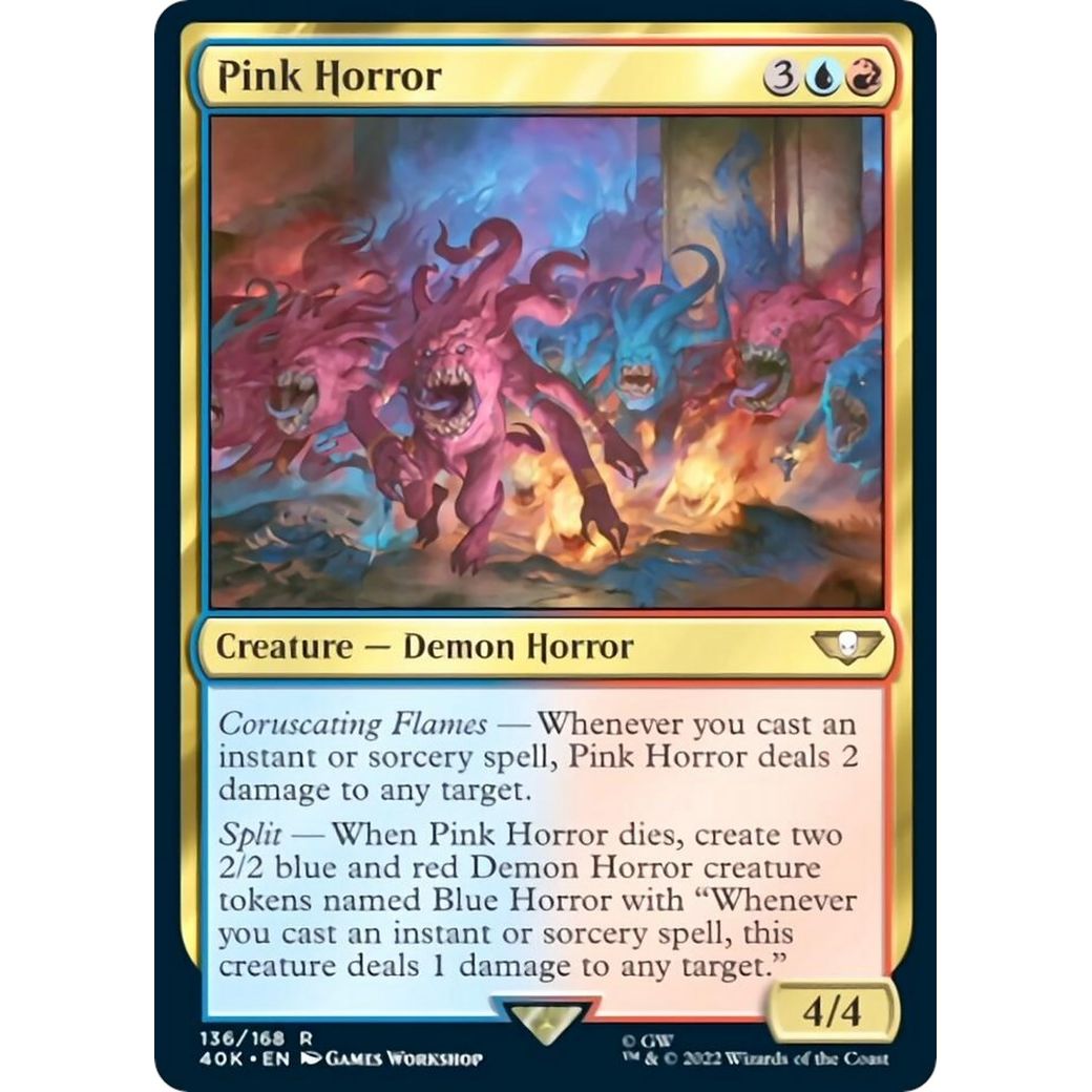 Image for Pink Horror (Surge Foil) (136) (40K) - Magic: The Gathering