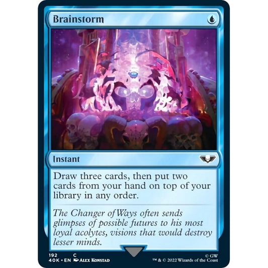 Image for Brainstorm (Surge Foil) (192) (40K) - Magic: The Gathering
