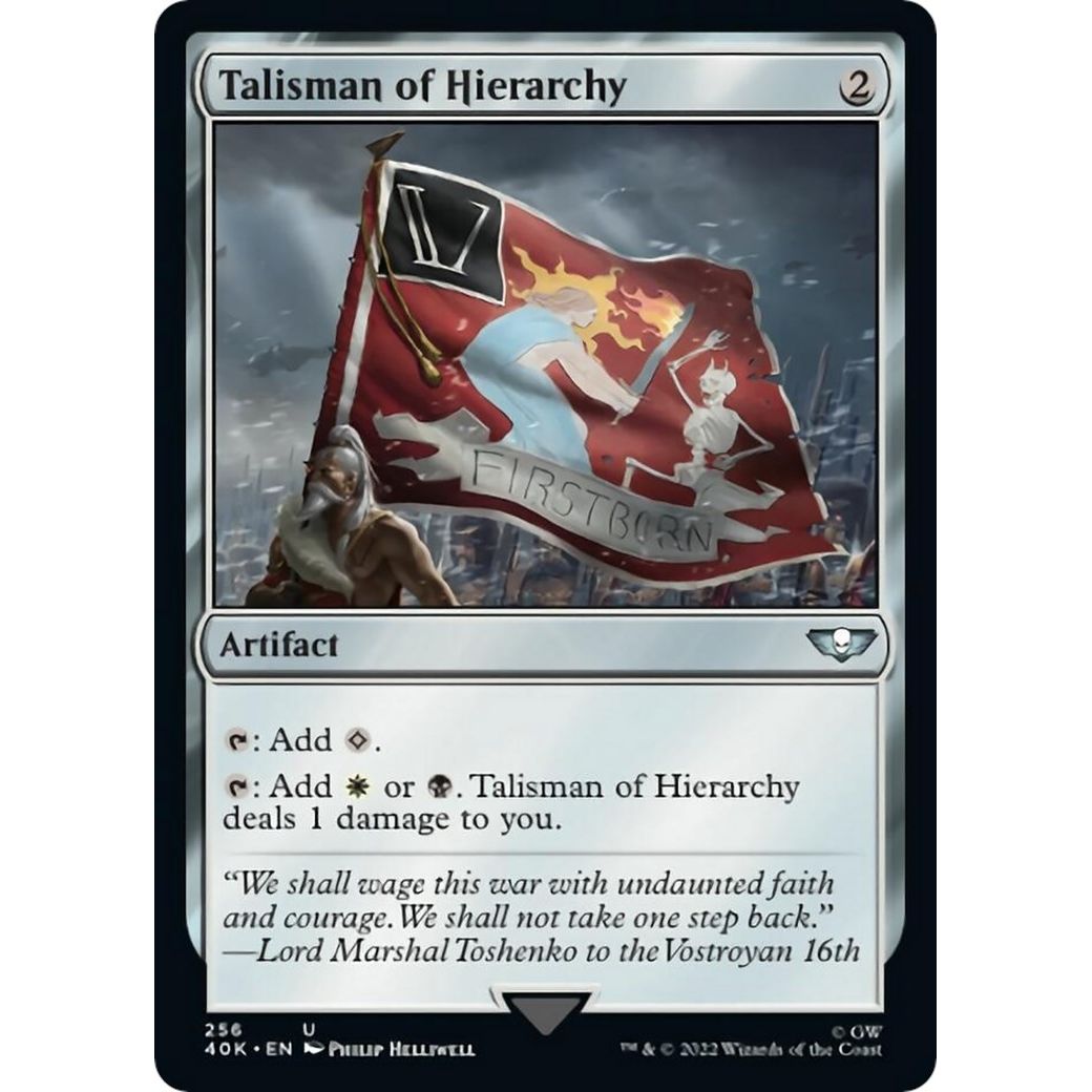 Image for Talisman of Hierarchy (256) (40K) - Magic: The Gathering