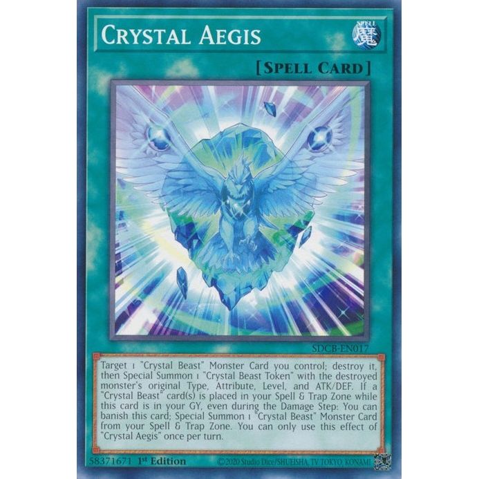 Image for Crystal Aegis (SDCB-EN017) (SDCB) - YuGiOh