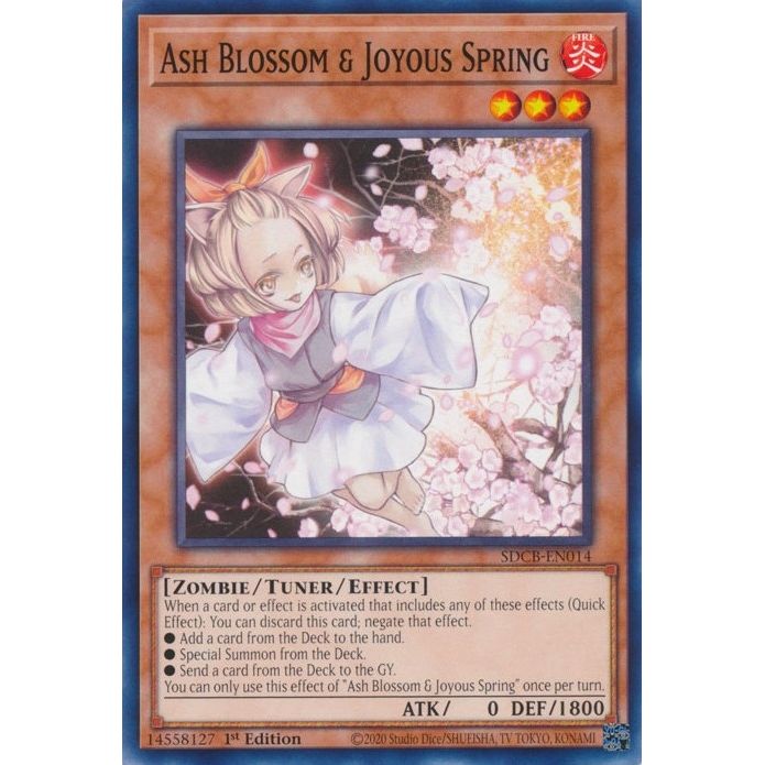 Image for Ash Blossom & Joyous Spring (SDCB-EN014) (SDCB) - YuGiOh