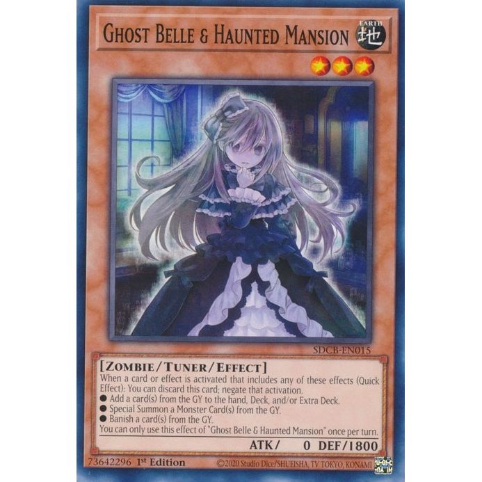 Image for Ghost Belle & Haunted Mansion (SDCB-EN015) (SDCB) - YuGiOh