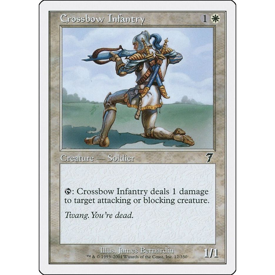 Image for Crossbow Infantry (12) (7ED) - Magic: The Gathering