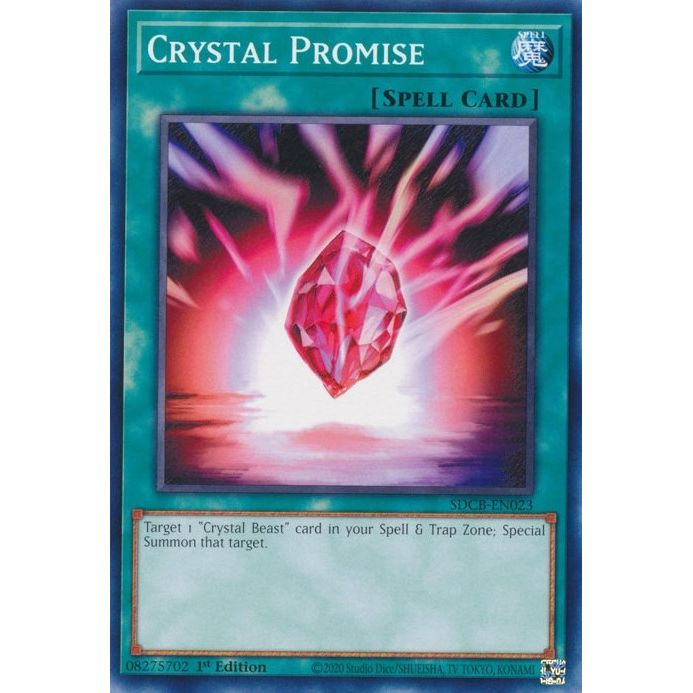 Image for Crystal Promise (SDCB-EN023) (SDCB) - YuGiOh