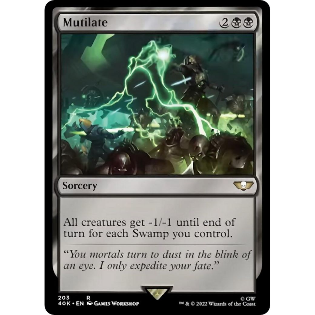 Image for Mutilate (203) (40K) - Magic: The Gathering