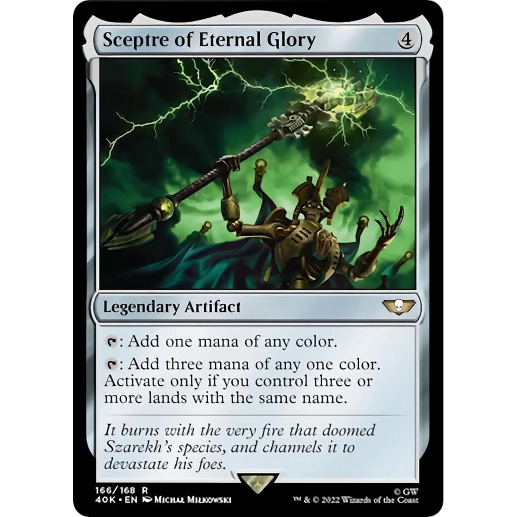 Image for Sceptre of Eternal Glory (Surge Foil) (166) (40K) - Magic: The Gathering