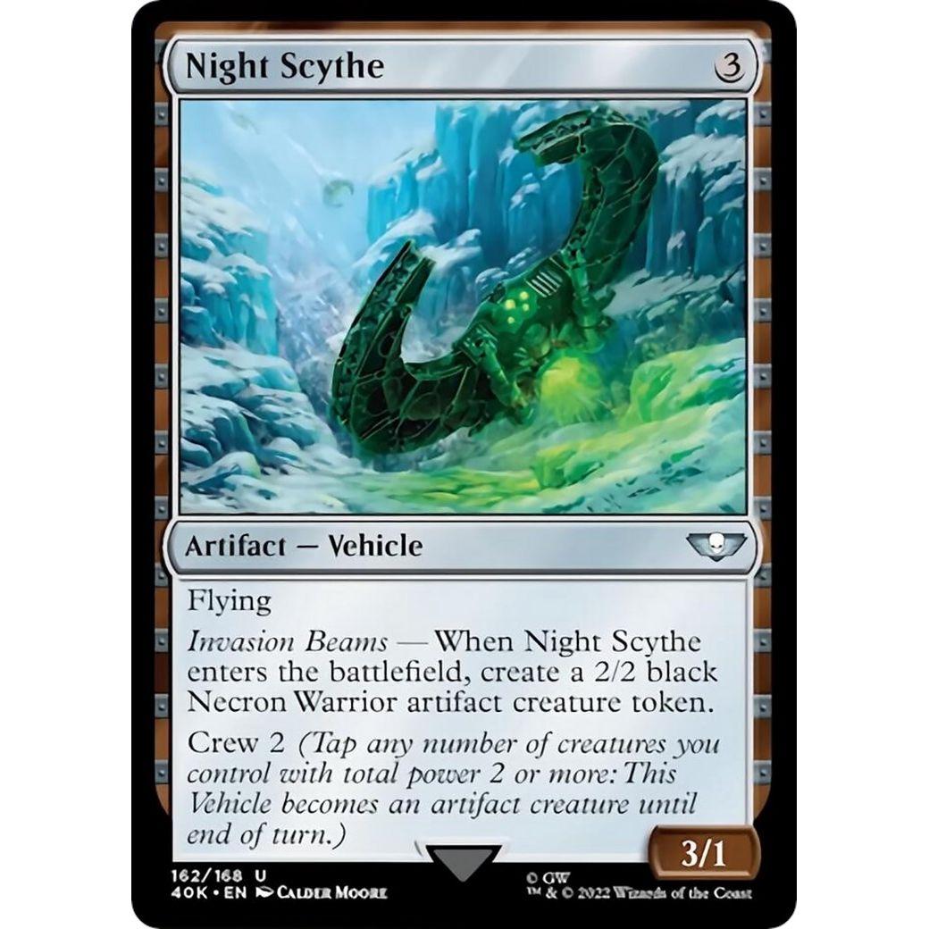 Image for Night Scythe (Surge Foil) (162) (40K) - Magic: The Gathering