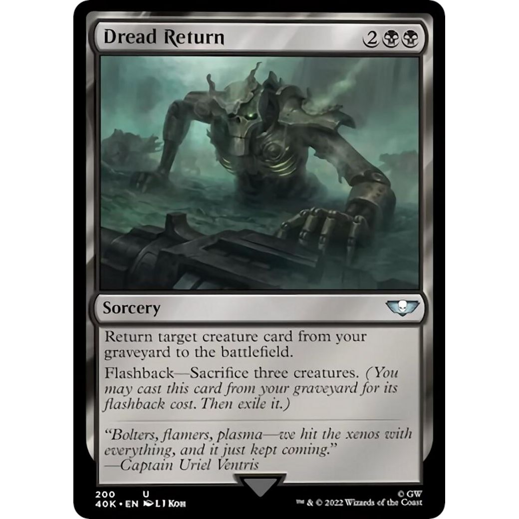 Image for Dread Return (Surge Foil) (200) (40K) - Magic: The Gathering