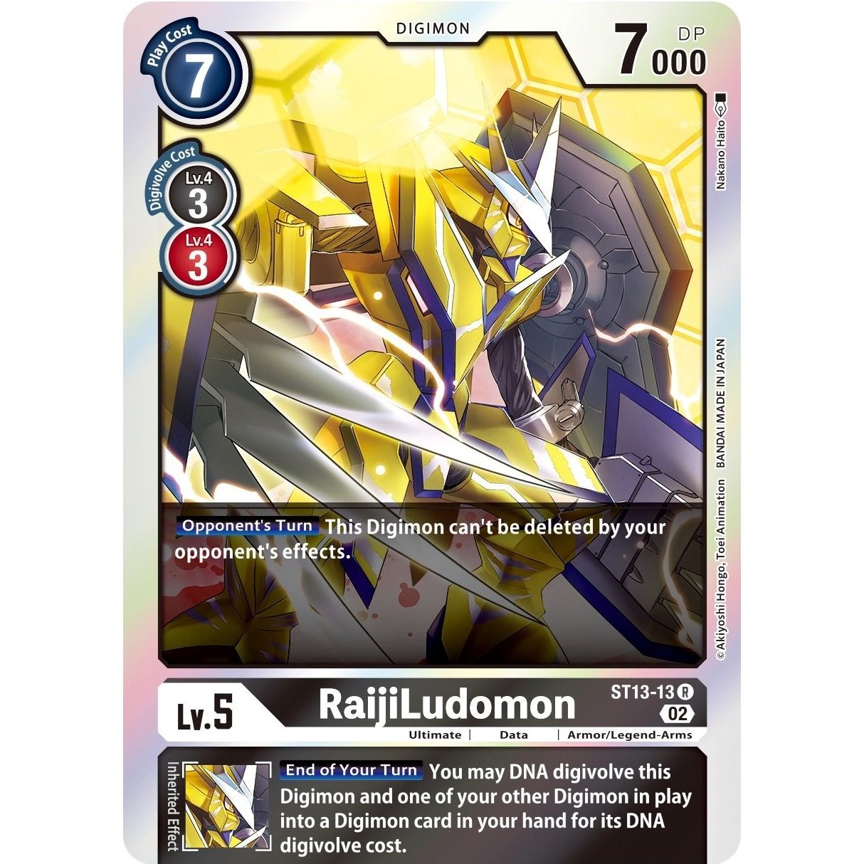 Image for RaijiLudomon (ST13-13 R) (ST-13) - Digimon Card Game