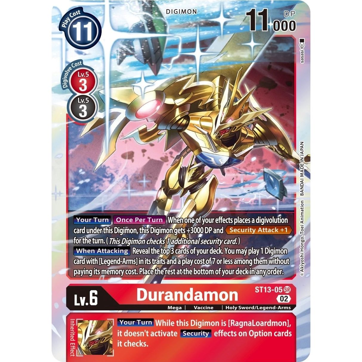 Image for Durandamon (ST13-05 SR) (ST-13) - Digimon Card Game
