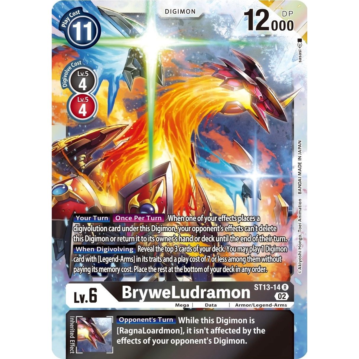 Image for BryweLudramon (ST13-14 R) (ST-13) - Digimon Card Game