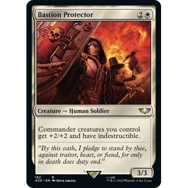 Image for Bastion Protector (182) (40K) - Magic: The Gathering