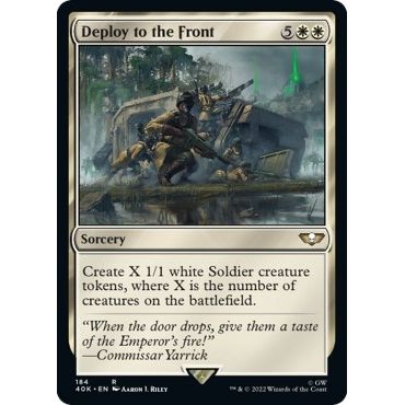 Image for Deploy to the Front (184) (40K) - Magic: The Gathering