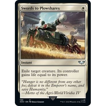 Image for Swords to Plowshares (190) (40K) - Magic: The Gathering