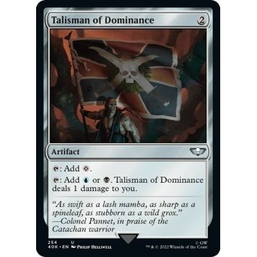 Image for Talisman of Dominance (254) (254) (40K) - Magic: The Gathering