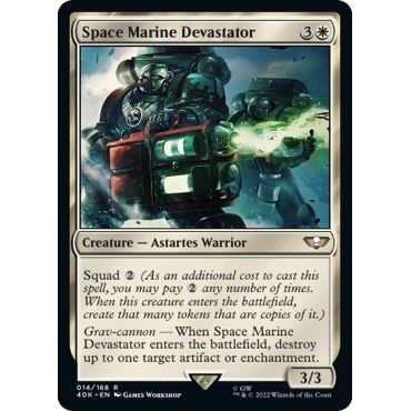 Image for Space Marine Devastator (14) (40K) - Magic: The Gathering