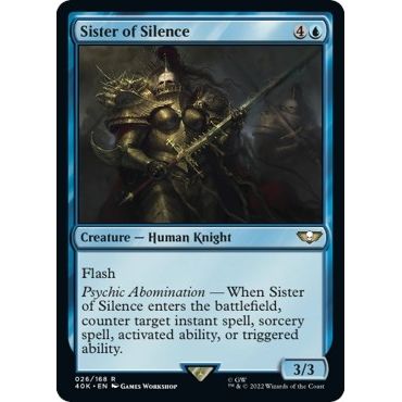 Image for Sister of Silence (26) (40K) - Magic: The Gathering