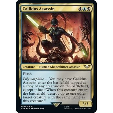 Image for Callidus Assassin (109) (40K) - Magic: The Gathering