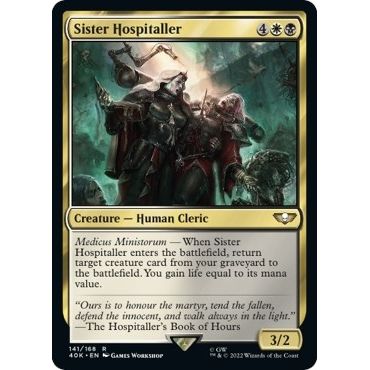 Image for Sister Hospitaller (141) (40K) - Magic: The Gathering