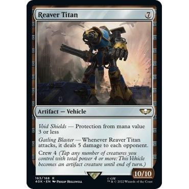 Image for Reaver Titan (163) (40K) - Magic: The Gathering