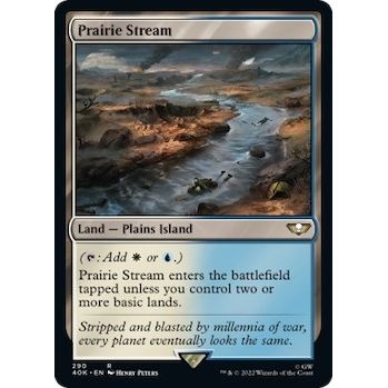 Image for Prairie Stream (Surge Foil) (290) (40K) - Magic: The Gathering