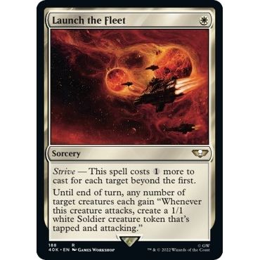 Image for Launch the Fleet (Surge Foil) (188) (40K) - Magic: The Gathering