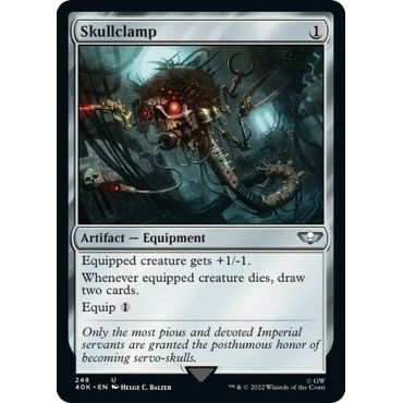 Image for Skullclamp (Surge Foil) (248) (40K) - Magic: The Gathering