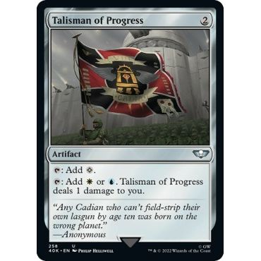 Image for Talisman of Progress (Surge Foil) (258) (40K) - Magic: The Gathering