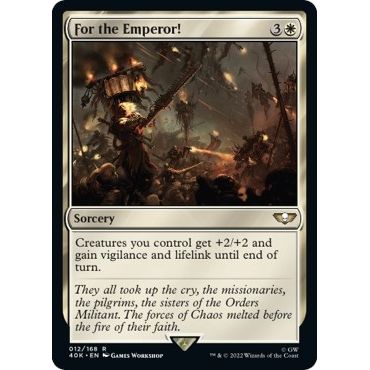 Image for For the Emperor! (Surge Foil) (12) (40K) - Magic: The Gathering