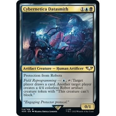 Image for Cybernetica Datasmith (Surge Foil) (114) (40K) - Magic: The Gathering