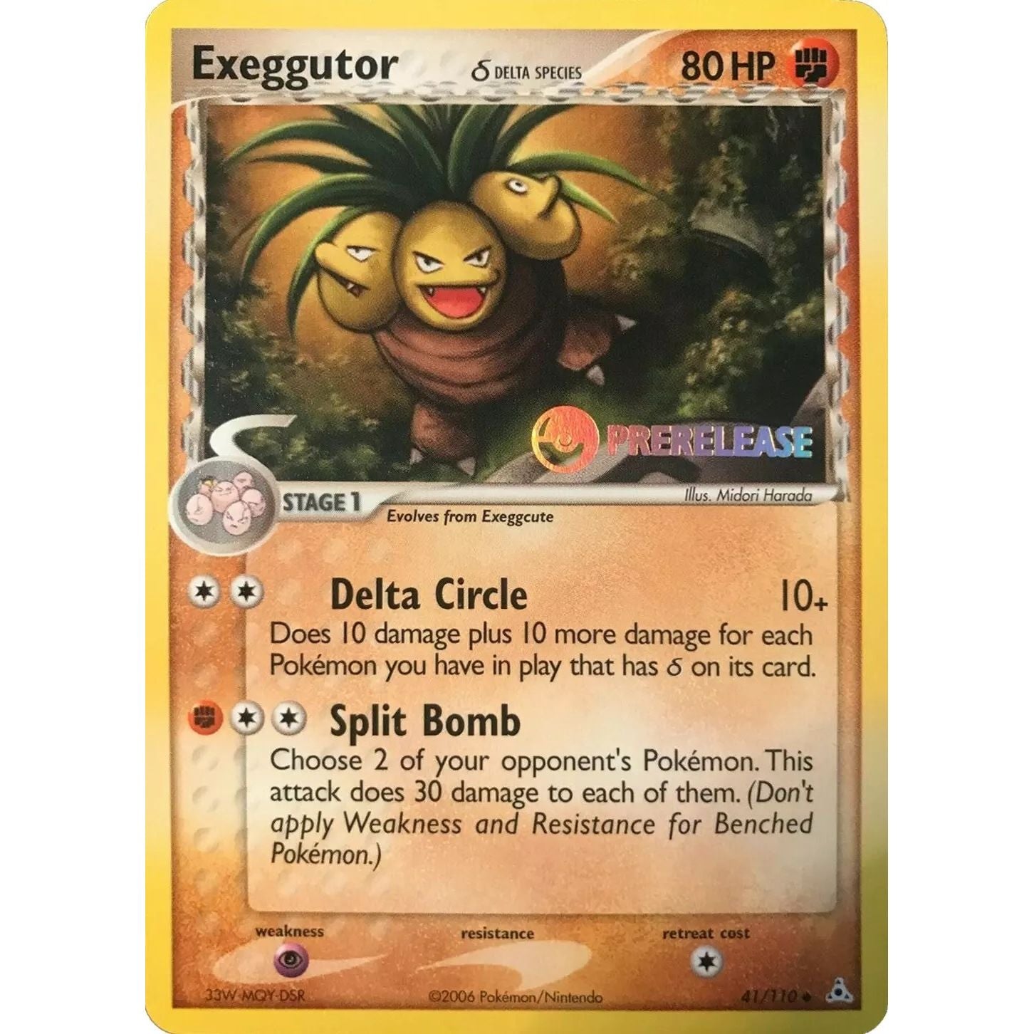 Image for Exeggutor (Delta Species) - 41/110 (Prerelease) (41/110) (PR) - Pokemon