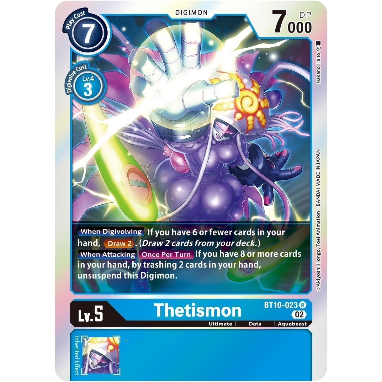 Image for Thetismon (BT10-023 R) (BT10) - Digimon Card Game