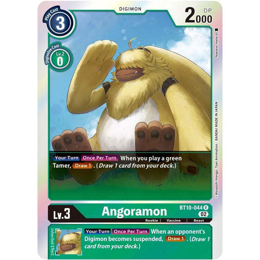 Image for Angoramon (BT10-044 R) (BT10) - Digimon Card Game