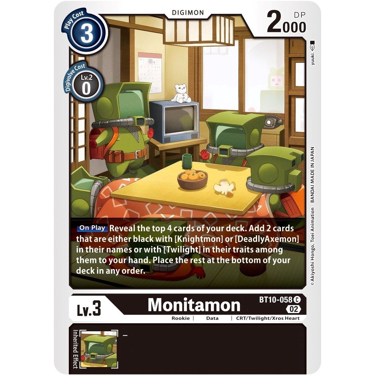 Image for Monitamon (BT10-058 C) (BT10) - Digimon Card Game