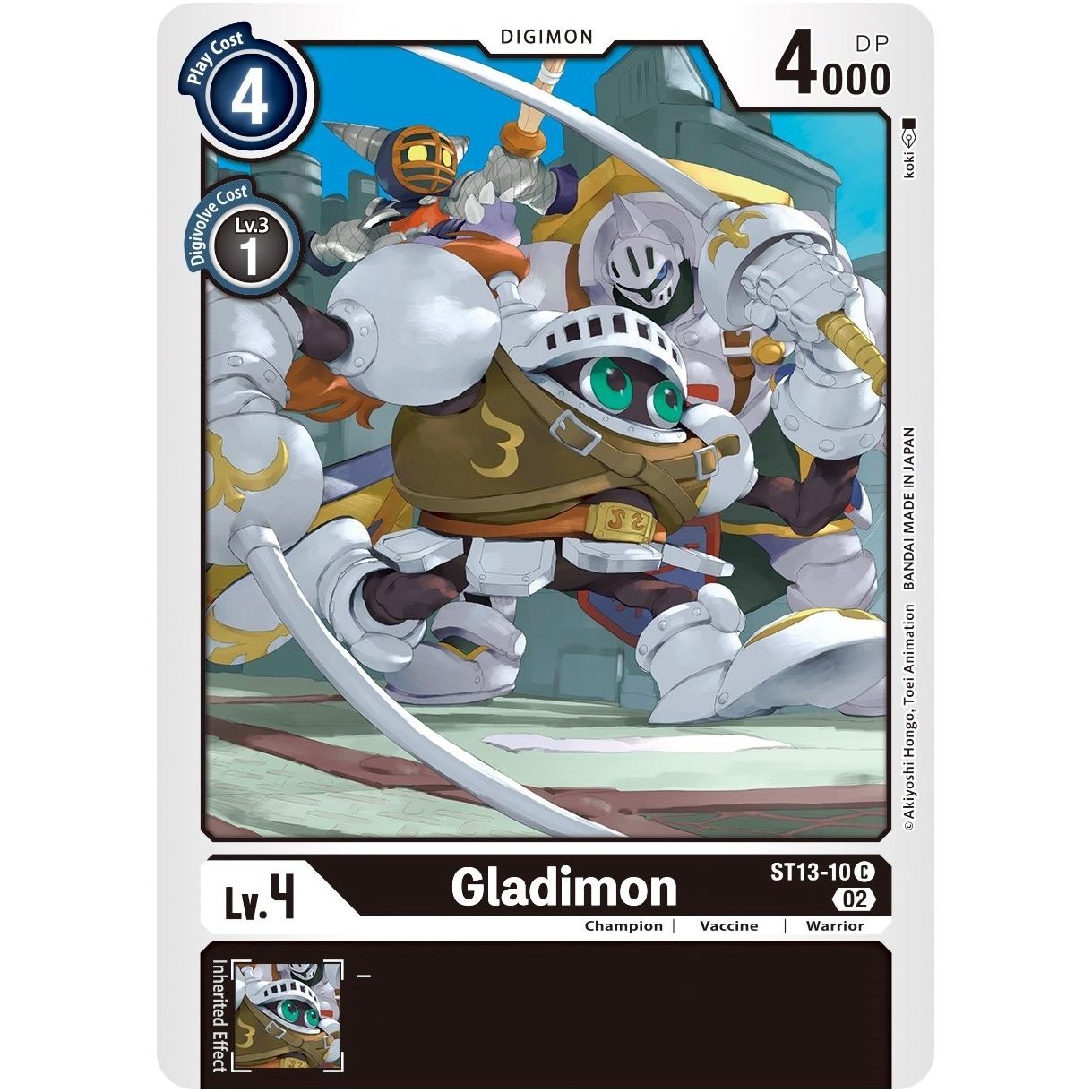 Image for Gladimon (ST13-10 C) (ST-13) - Digimon Card Game