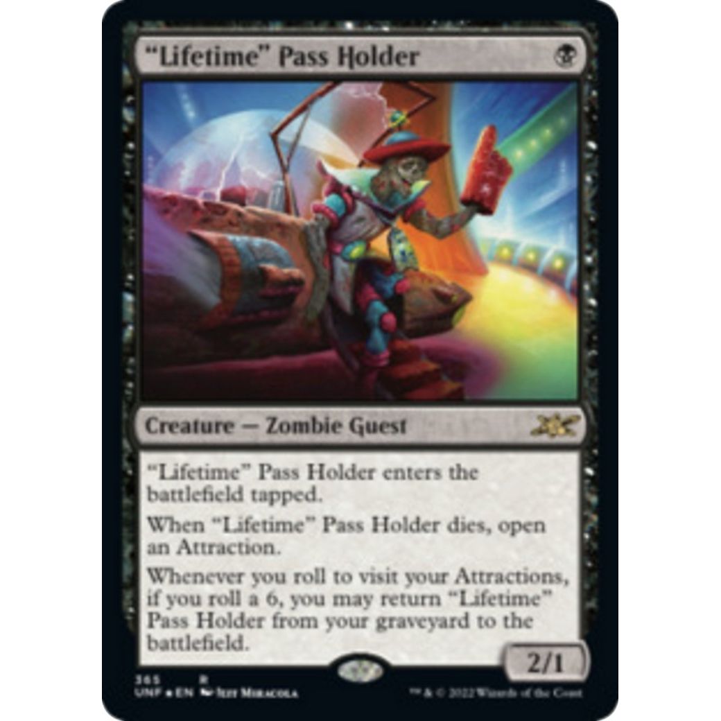 Image for "Lifetime" Pass Holder (79) (UNF) - Magic: The Gathering