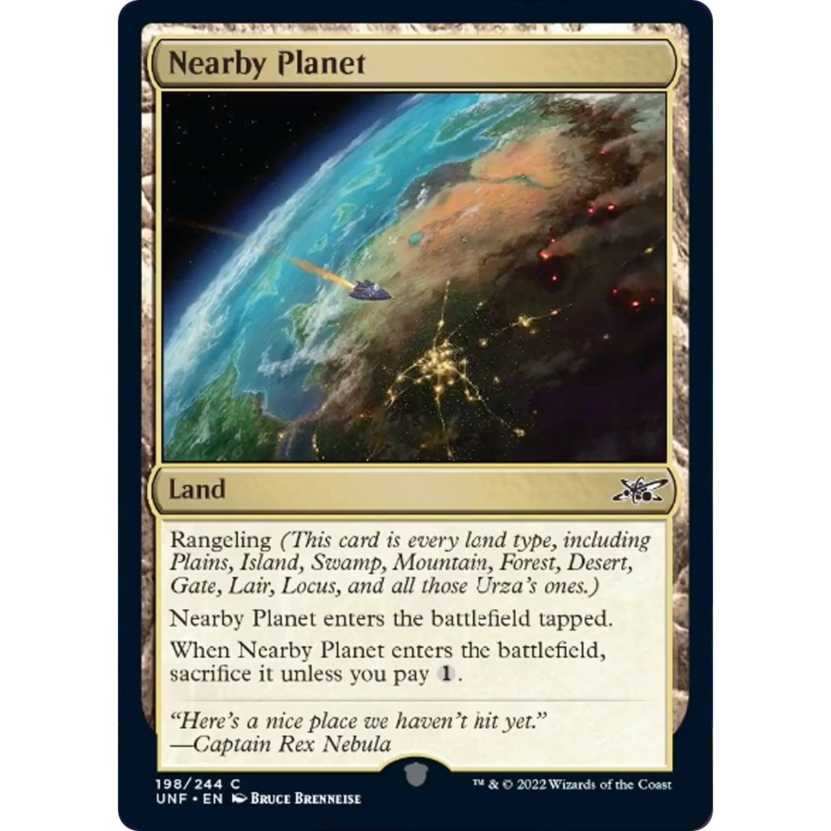 Image for Nearby Planet (198) (UNF) - Magic: The Gathering