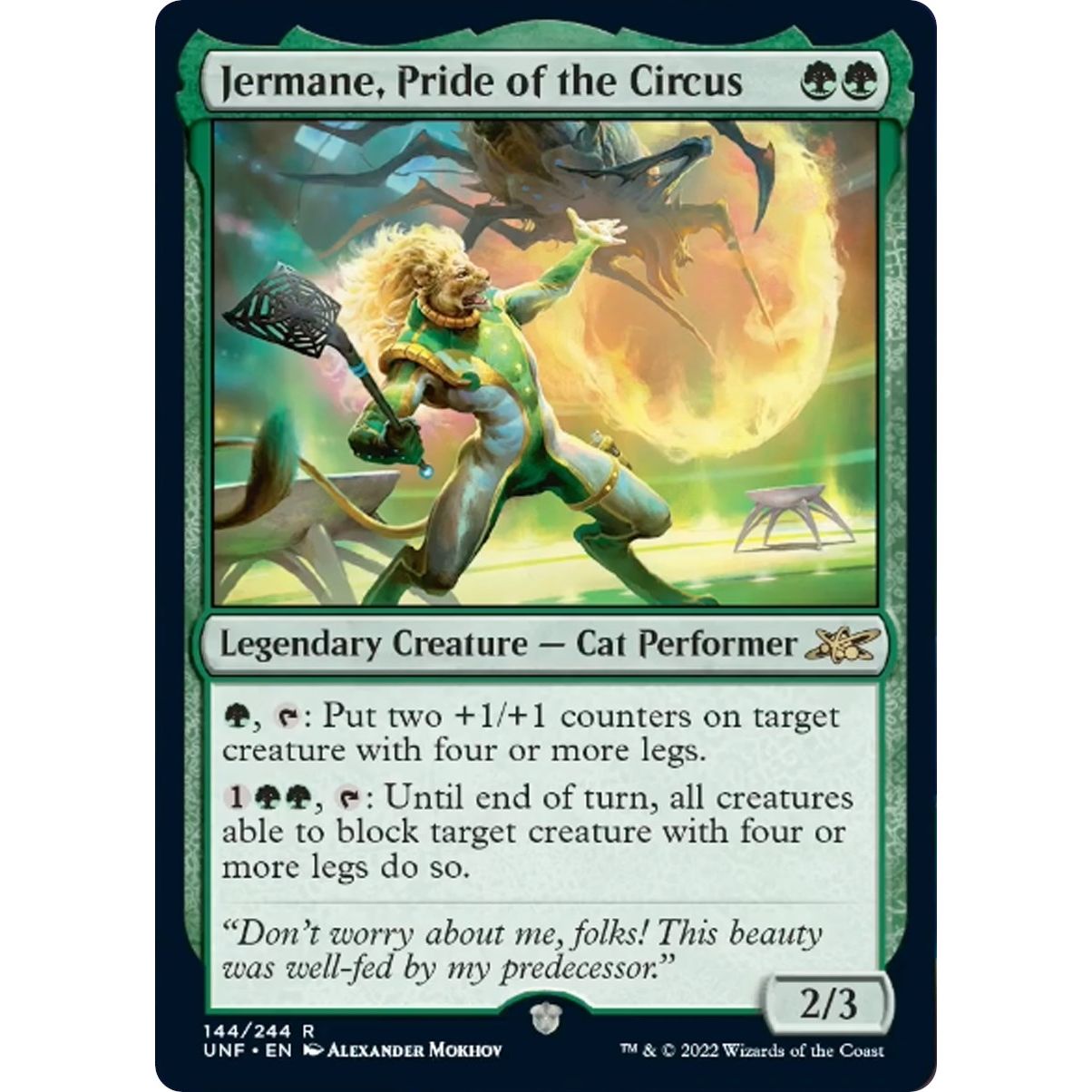 Image for Jermane, Pride of the Circus (144) (UNF) - Magic: The Gathering