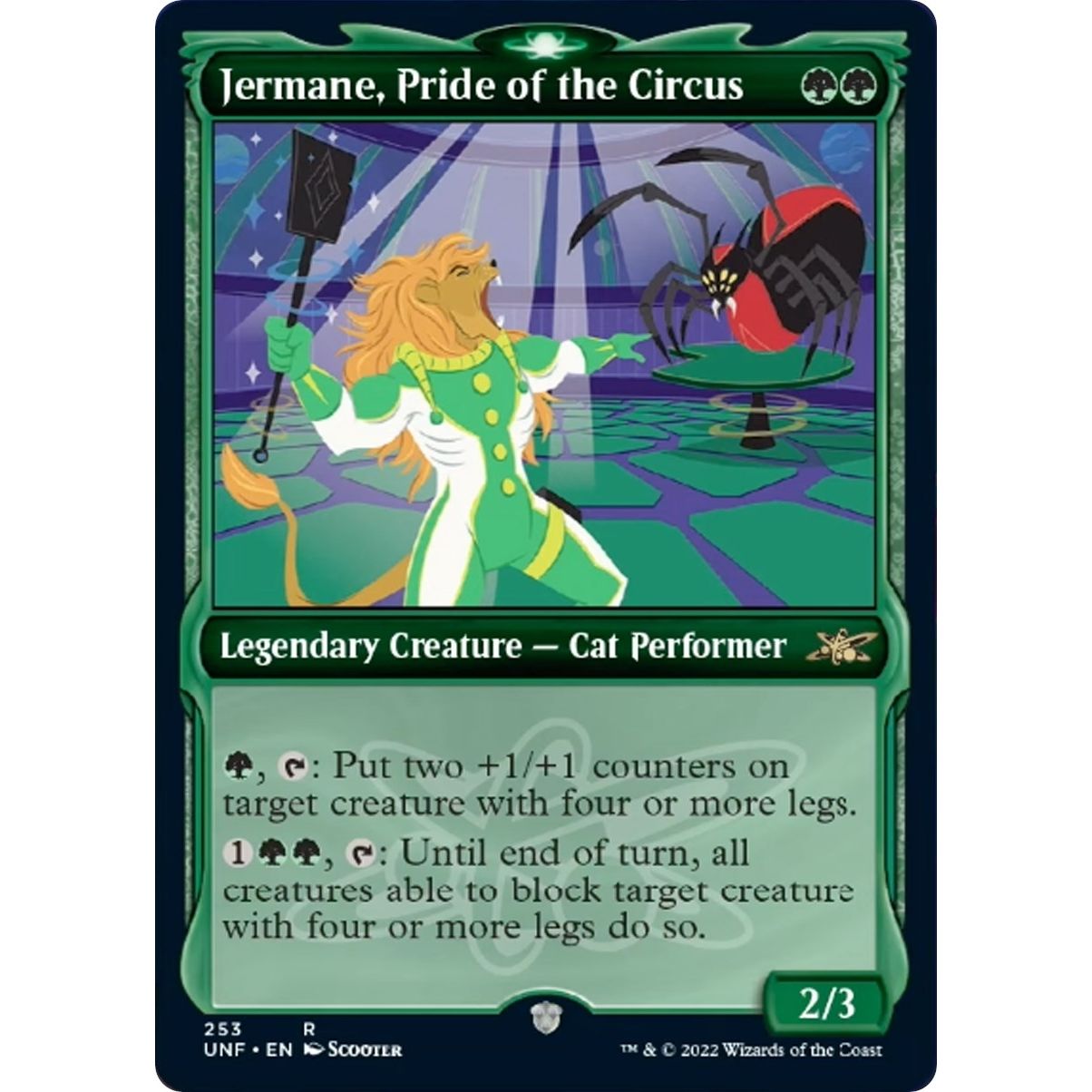 Image for Jermane, Pride of the Circus (Showcase) (253) (UNF) - Magic: The Gathering