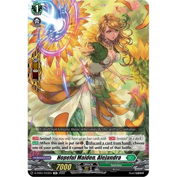 Image for Hopeful Maiden, Alejandra (D-TD01/010EN) (D-TD01) - Cardfight Vanguard
